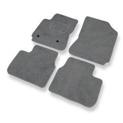 Velurové koberečky pro Citroen C4 Cactus I (2014-2021) - autokoberece - rohožky - DGS Autodywan - šedá