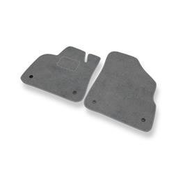 Velurové koberečky pro Citroen DS5 (2011-2015) - autokoberece - rohožky - DGS Autodywan - šedá
