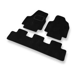 Velurové koberečky pro Citroen Jumpy I (1995-2007) - autokoberece - rohožky - DGS Autodywan - černá