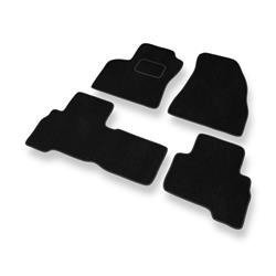 Velurové koberečky pro Citroen Nemo (2008-2015) - autokoberece - rohožky - DGS Autodywan - černá