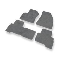 Velurové koberečky pro Citroen Nemo (2008-2015) - autokoberece - rohožky - DGS Autodywan - šedá