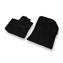 Velurové koberečky pro Dacia Lodgy (2012-....) - autokoberece - rohožky - DGS Autodywan - černá