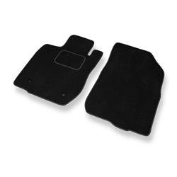 Velurové koberečky pro Dacia Sandero I, II (2008-2020) - autokoberece - rohožky - DGS Autodywan - černá
