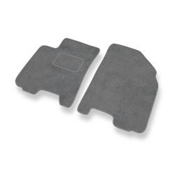 Velurové koberečky pro Daewoo Kalos (2002-2011) - autokoberece - rohožky - DGS Autodywan - šedá