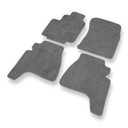 Velurové koberečky pro Daewoo Musso (1995-2005) - autokoberece - rohožky - DGS Autodywan - šedá