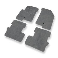 Velurové koberečky pro Dodge Caliber (2007-2011) - autokoberece - rohožky - DGS Autodywan - šedá