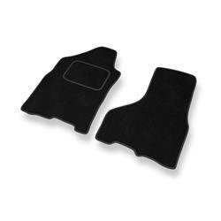 Velurové koberečky pro Dodge RAM IV (2009-2018) - autokoberece - rohožky - DGS Autodywan - černá