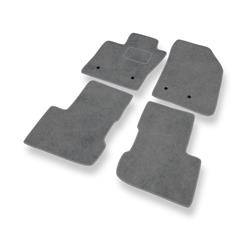 Velurové koberečky pro Fiat 500X (2015-....) - autokoberece - rohožky - DGS Autodywan - šedá