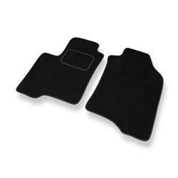 Velurové koberečky pro Fiat Panda III (2012-....) - autokoberece - rohožky - DGS Autodywan - černá