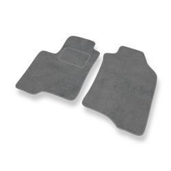 Velurové koberečky pro Fiat Panda III (2012-....) - autokoberece - rohožky - DGS Autodywan - šedá