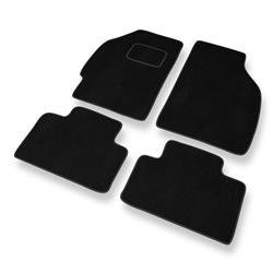 Velurové koberečky pro Fiat Punto II (1999-2011) - autokoberece - rohožky - DGS Autodywan - černá