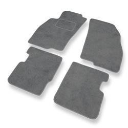 Velurové koberečky pro Fiat Punto IV (2012-2018) - autokoberece - rohožky - DGS Autodywan - šedá