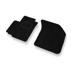 Velurové koberečky pro Fiat Sedici (2005-2014) - autokoberece - rohožky - DGS Autodywan - černá