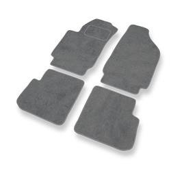 Velurové koberečky pro Fiat Stilo (2001-2008) - autokoberece - rohožky - DGS Autodywan - šedá
