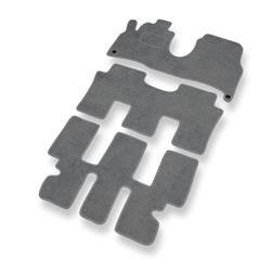 Velurové koberečky pro Fiat Ulysse II (2002-2010) - autokoberece - rohožky - DGS Autodywan - šedá