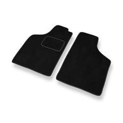 Velurové koberečky pro Fiat Uno II (1989-2002) - autokoberece - rohožky - DGS Autodywan - černá