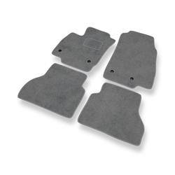 Velurové koberečky pro Ford B-MAX (2012-2017) - autokoberece - rohožky - DGS Autodywan - šedá