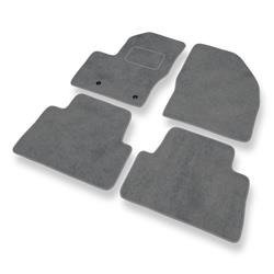 Velurové koberečky pro Ford C-Max I (2003-2010) - autokoberece - rohožky - DGS Autodywan - šedá