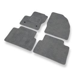 Velurové koberečky pro Ford C-Max II (2010-2019) - autokoberece - rohožky - DGS Autodywan - šedá