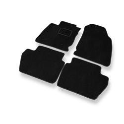 Velurové koberečky pro Ford EcoSport (2018-....) - autokoberece - rohožky - DGS Autodywan - černá