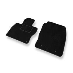 Velurové koberečky pro Ford Focus III (2010-2014) - autokoberece - rohožky - DGS Autodywan - černá