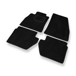 Velurové koberečky pro Ford KA+ (2016-2021) - autokoberece - rohožky - DGS Autodywan - černá