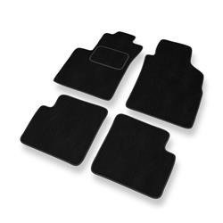Velurové koberečky pro Ford KA II (2008-2016) - autokoberece - rohožky - DGS Autodywan - černá