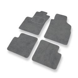 Velurové koberečky pro Ford KA II (2008-2016) - autokoberece - rohožky - DGS Autodywan - šedá