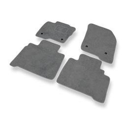 Velurové koberečky pro Ford S-Max II (2015-....) - autokoberece - rohožky - DGS Autodywan - šedá