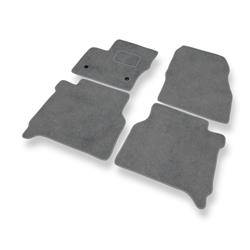 Velurové koberečky pro Ford Transit Connect (5místný) (2014-....) - autokoberece - rohožky - DGS Autodywan - šedá