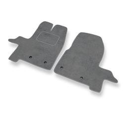 Velurové koberečky pro Ford Transit Custom (2012-....) - autokoberece - rohožky - DGS Autodywan - šedá