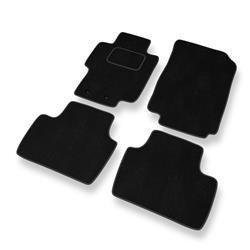 Velurové koberečky pro Honda Accord VII (2003-2007) - autokoberece - rohožky - DGS Autodywan - černá