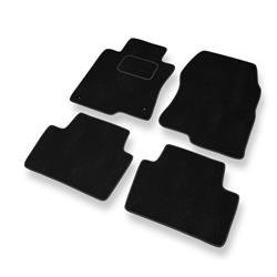Velurové koberečky pro Honda Accord VIII (2008-2016) - autokoberece - rohožky - DGS Autodywan - černá