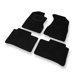 Velurové koberečky pro Honda CR-V II (2001-2007) - autokoberece - rohožky - DGS Autodywan - černá