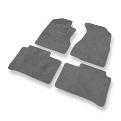 Velurové koberečky pro Honda CR-V II (2001-2007) - autokoberece - rohožky - DGS Autodywan - šedá