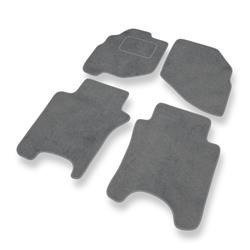 Velurové koberečky pro Honda City IV (2002-2008) - autokoberece - rohožky - DGS Autodywan - šedá