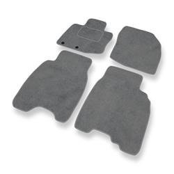 Velurové koberečky pro Honda Civic VIII (3 dveře, 5 dveří) (2006-2011) - autokoberece - rohožky - DGS Autodywan - šedá