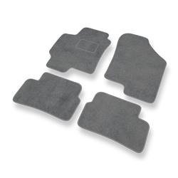 Velurové koberečky pro Hyundai Coupe III (2002-2009) - autokoberece - rohožky - DGS Autodywan - šedá