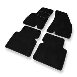 Velurové koberečky pro Hyundai Santa Fe I (2000-2006) - autokoberece - rohožky - DGS Autodywan - černá