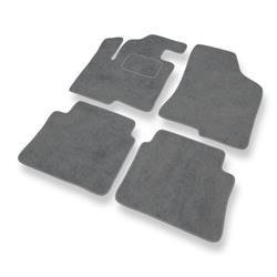 Velurové koberečky pro Hyundai Santa Fe II (2006-2012) - autokoberece - rohožky - DGS Autodywan - šedá