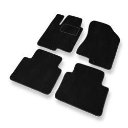 Velurové koberečky pro Hyundai Sonata IV (2005-2009) - autokoberece - rohožky - DGS Autodywan - černá