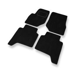 Velurové koberečky pro Hyundai Terracan (2001-2006) - autokoberece - rohožky - DGS Autodywan - černá
