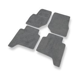 Velurové koberečky pro Hyundai Terracan (2001-2006) - autokoberece - rohožky - DGS Autodywan - šedá