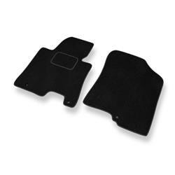 Velurové koberečky pro Hyundai i30 II (2012-2017) - autokoberece - rohožky - DGS Autodywan - černá