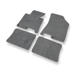 Velurové koberečky pro Hyundai i40 (2011-2019) - autokoberece - rohožky - DGS Autodywan - šedá