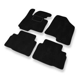 Velurové koberečky pro Hyundai ix35 (2010-2015) - autokoberece - rohožky - DGS Autodywan - černá