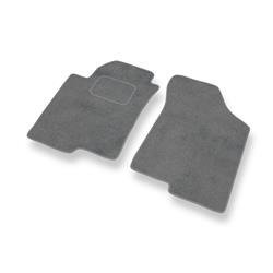 Velurové koberečky pro Kia Cerato I (2003-2008) - autokoberece - rohožky - DGS Autodywan - šedá
