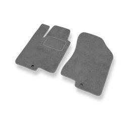 Velurové koberečky pro Kia Optima II (2005-2010) - autokoberece - rohožky - DGS Autodywan - šedá