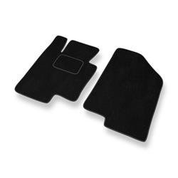 Velurové koberečky pro Kia Optima III (2011-2014) - autokoberece - rohožky - DGS Autodywan - černá