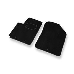 Velurové koberečky pro Kia Picanto II (2011-2016) - autokoberece - rohožky - DGS Autodywan - černá